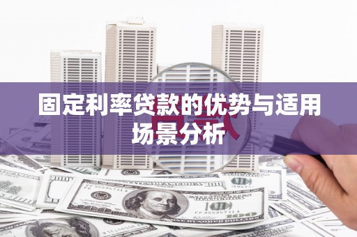 新平固定利率贷款的优势与适用场景分析