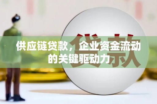 新平供应链贷款，企业资金流动的关键驱动力