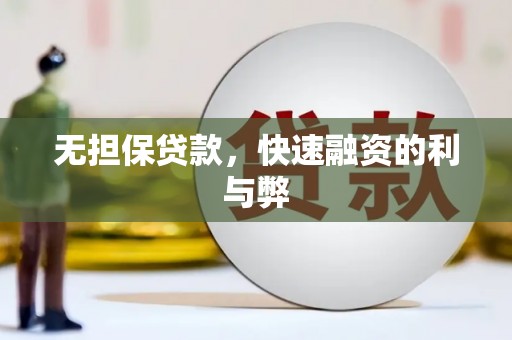 新平无担保贷款，快速融资的利与弊