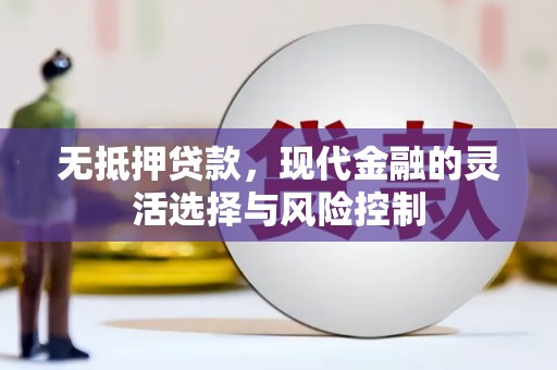 新平无抵押贷款，现代金融的灵活选择与风险控制
