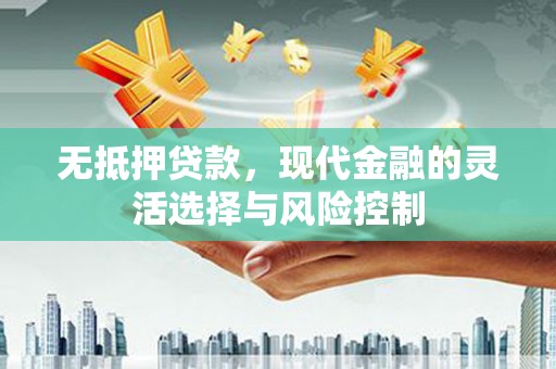 新平无抵押贷款，现代金融的灵活选择与风险控制