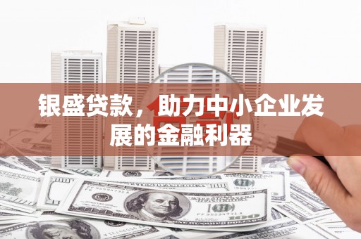新平银盛贷款，助力中小企业发展的金融利器