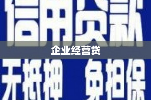 新平企业经营贷