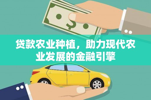 新平贷款农业种植，助力现代农业发展的金融引擎