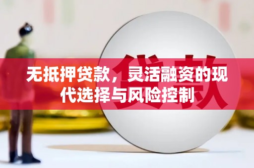 新平无抵押贷款，灵活融资的现代选择与风险控制
