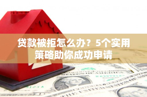 新平贷款被拒怎么办？5个实用策略助你成功申请