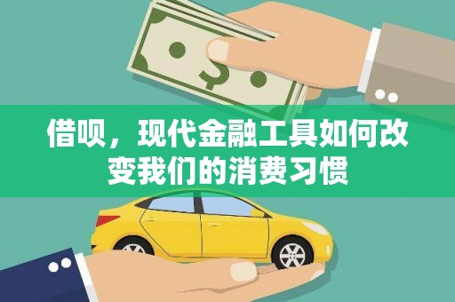 新平借呗，现代金融工具如何改变我们的消费习惯