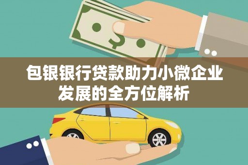 新平包银银行贷款助力小微企业发展的全方位解析
