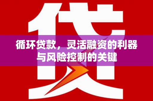 新平循环贷款，灵活融资的利器与风险控制的关键