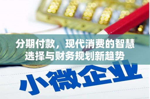 新平分期付款，现代消费的智慧选择与财务规划新趋势
