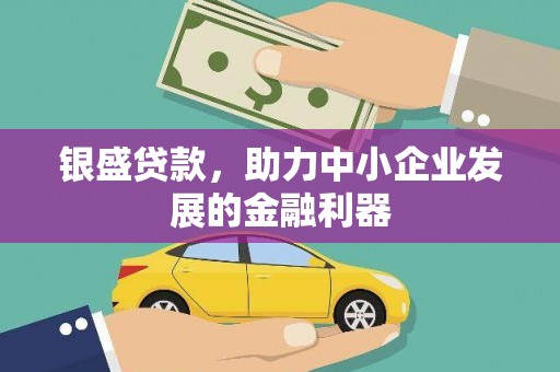 新平银盛贷款，助力中小企业发展的金融利器