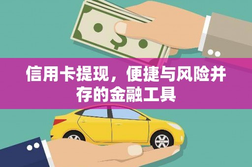 新平信用卡提现，便捷与风险并存的金融工具