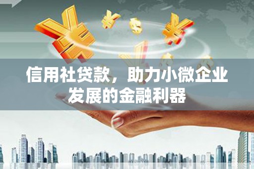 新平信用社贷款，助力小微企业发展的金融利器