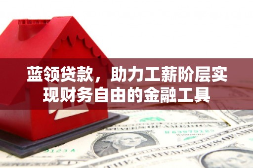 新平蓝领贷款，助力工薪阶层实现财务自由的金融工具